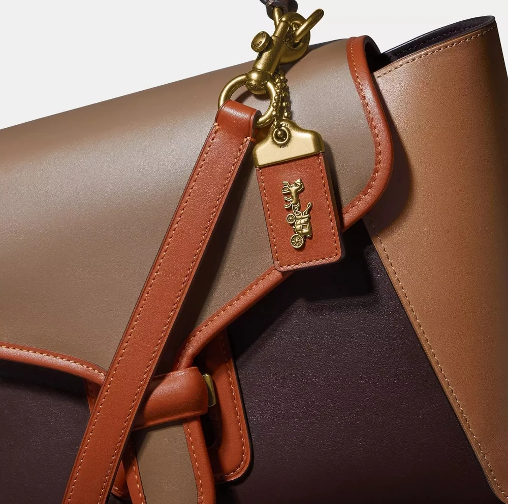 Coach Couriere Carryall Satchel In Colorblock Leather - Picture 2 of 15